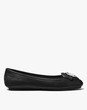 lillie moc leather ballerinas