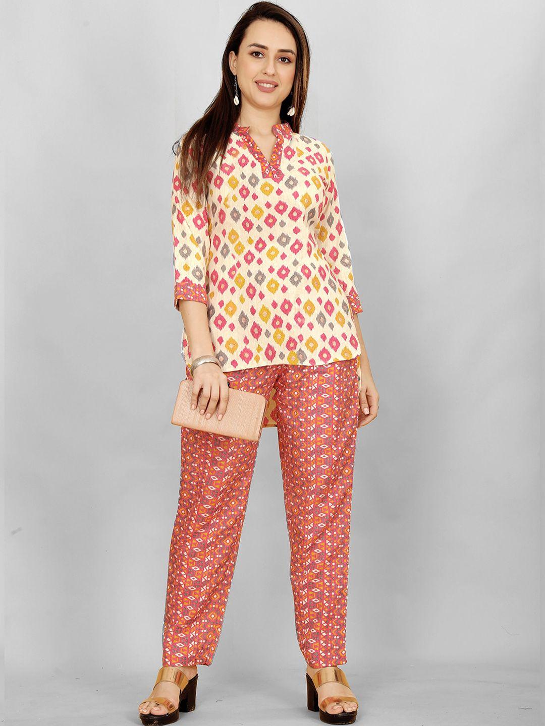 lilots printed tunic & trouser