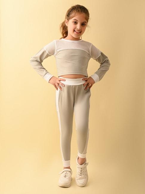 lilpicks-kids-light-grey-solid-top-with-leggings