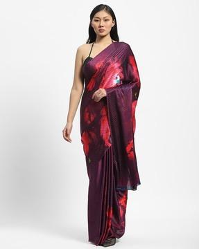 lily nebulae embellished saree