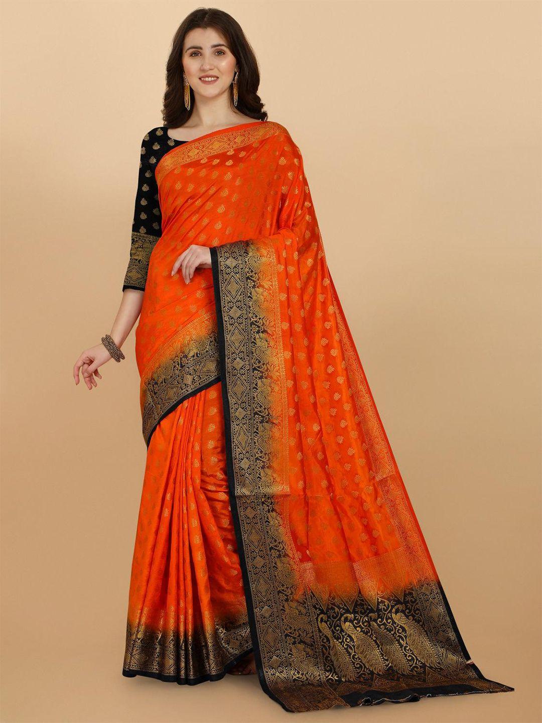 limdo ethnic motifs woven design pure silk banarasi saree