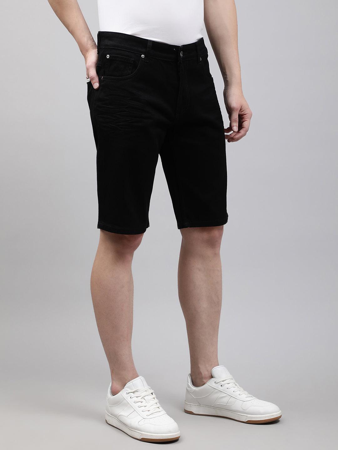lindbergh-men-black-solid-regular-fit-shorts