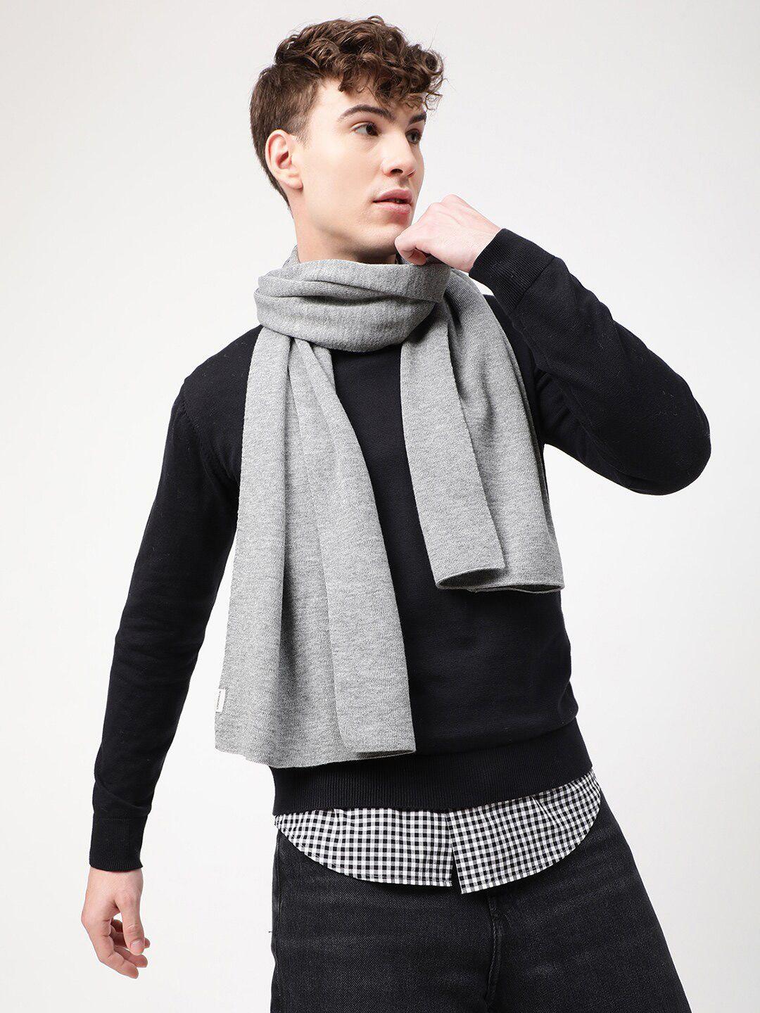 lindbergh men grey scarf
