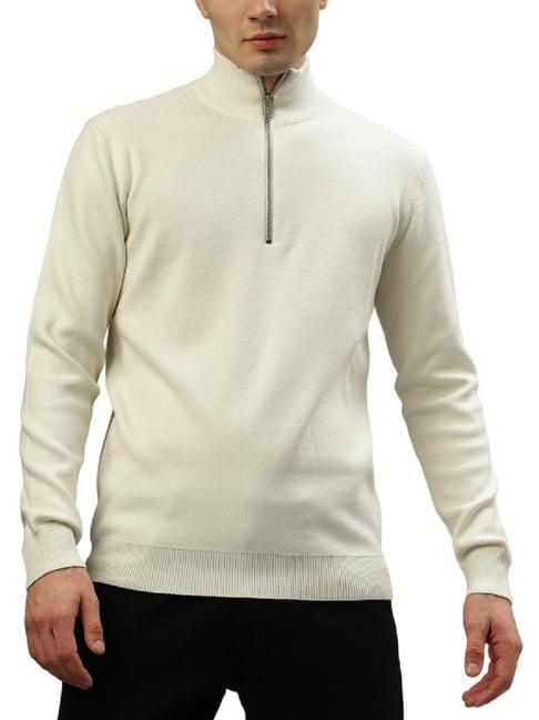 lindbergh beige regular fit sweater