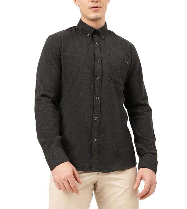 lindbergh black regular fit shirt