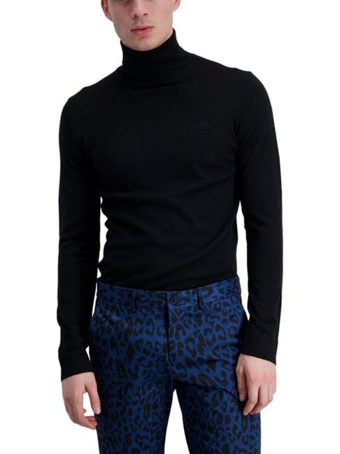 lindbergh black slim fit sweaters