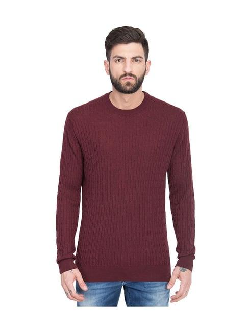 lindbergh bordeaux slim fit sweater