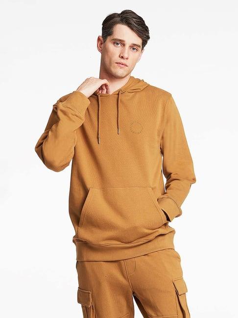 lindbergh brown hooded sweatshirt