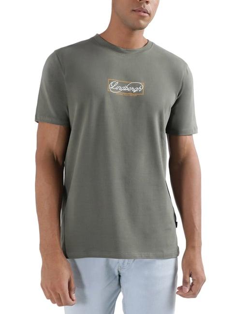 lindbergh green regular fit t-shirt