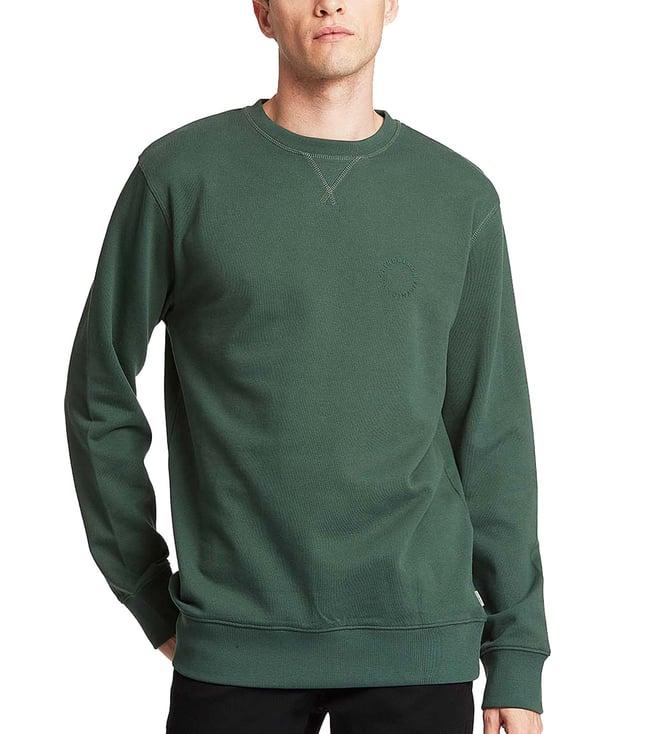 lindbergh green relaxed fit sweatshirt