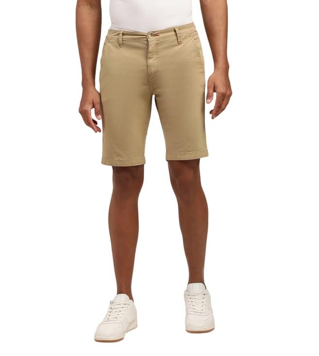 lindbergh khaki regular fit shorts