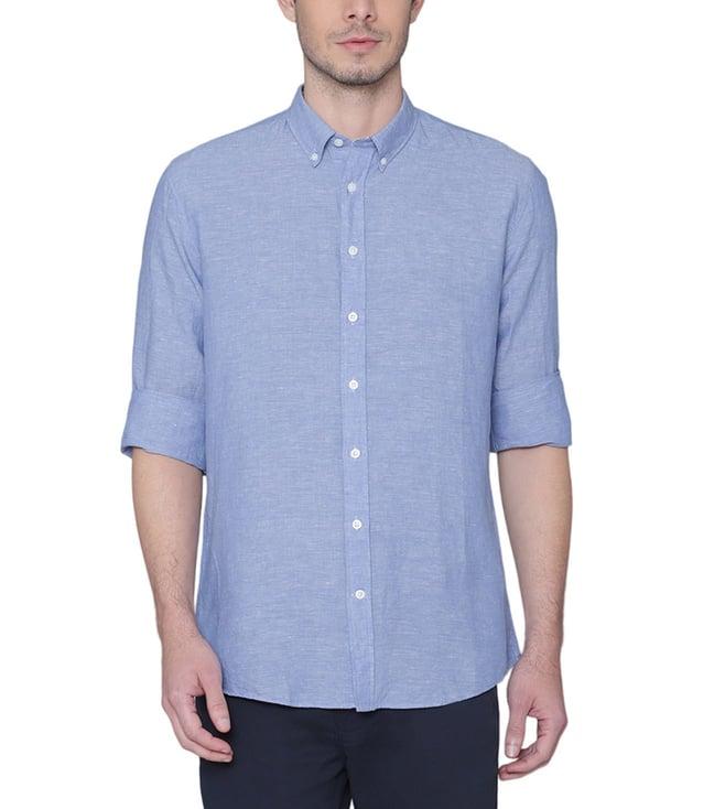 lindbergh light blue fashion regular fit shirt