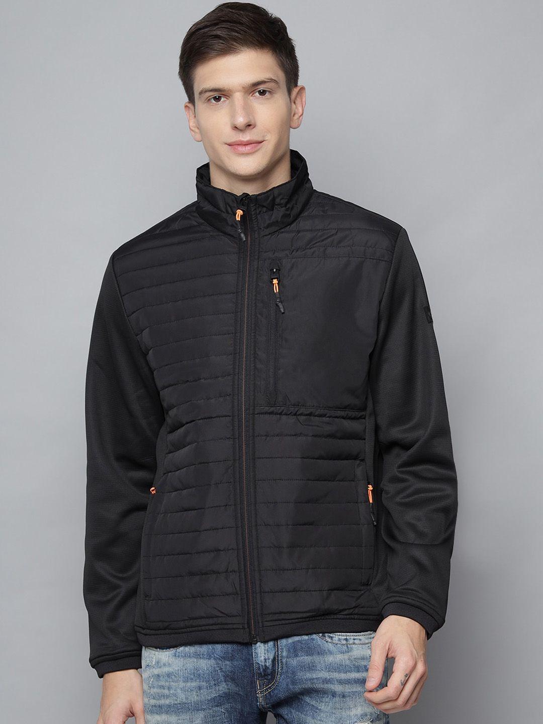 lindbergh men black lightweight padded jacket