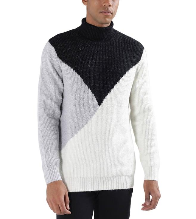 lindbergh off white relaxed fit sweater