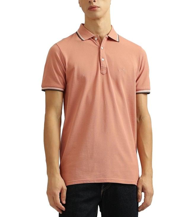 lindbergh pink regular fit polo t-shirt