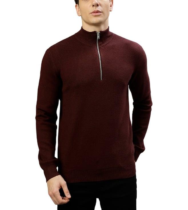 lindbergh red fashion regular fit sweaters