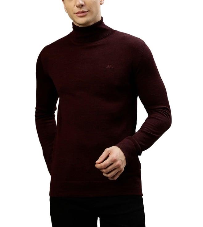 lindbergh red fashion slim fit sweaters