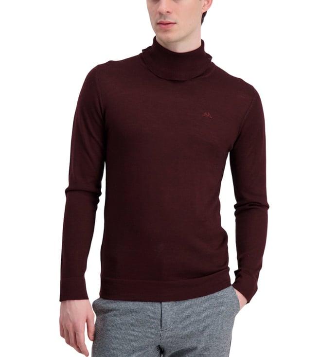 lindbergh red slim fit sweater