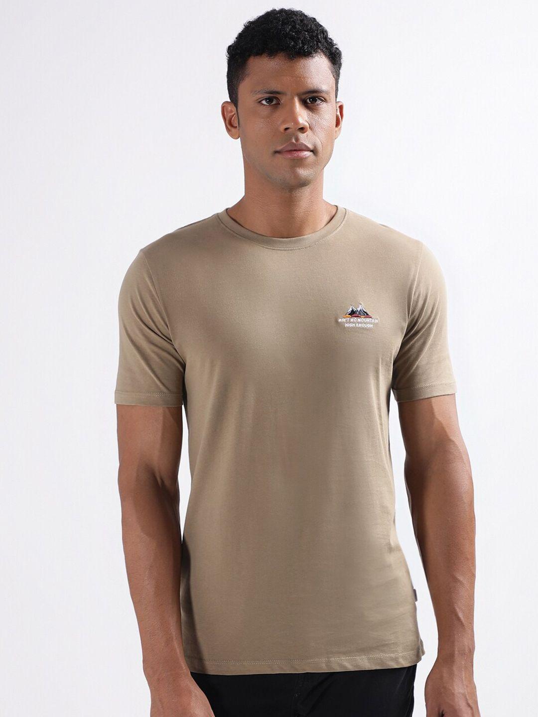 lindbergh round neck cotton t-shirt