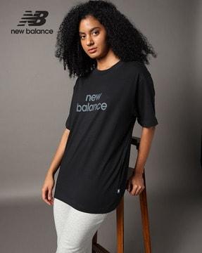 linear logo relaxed fit t-shirt