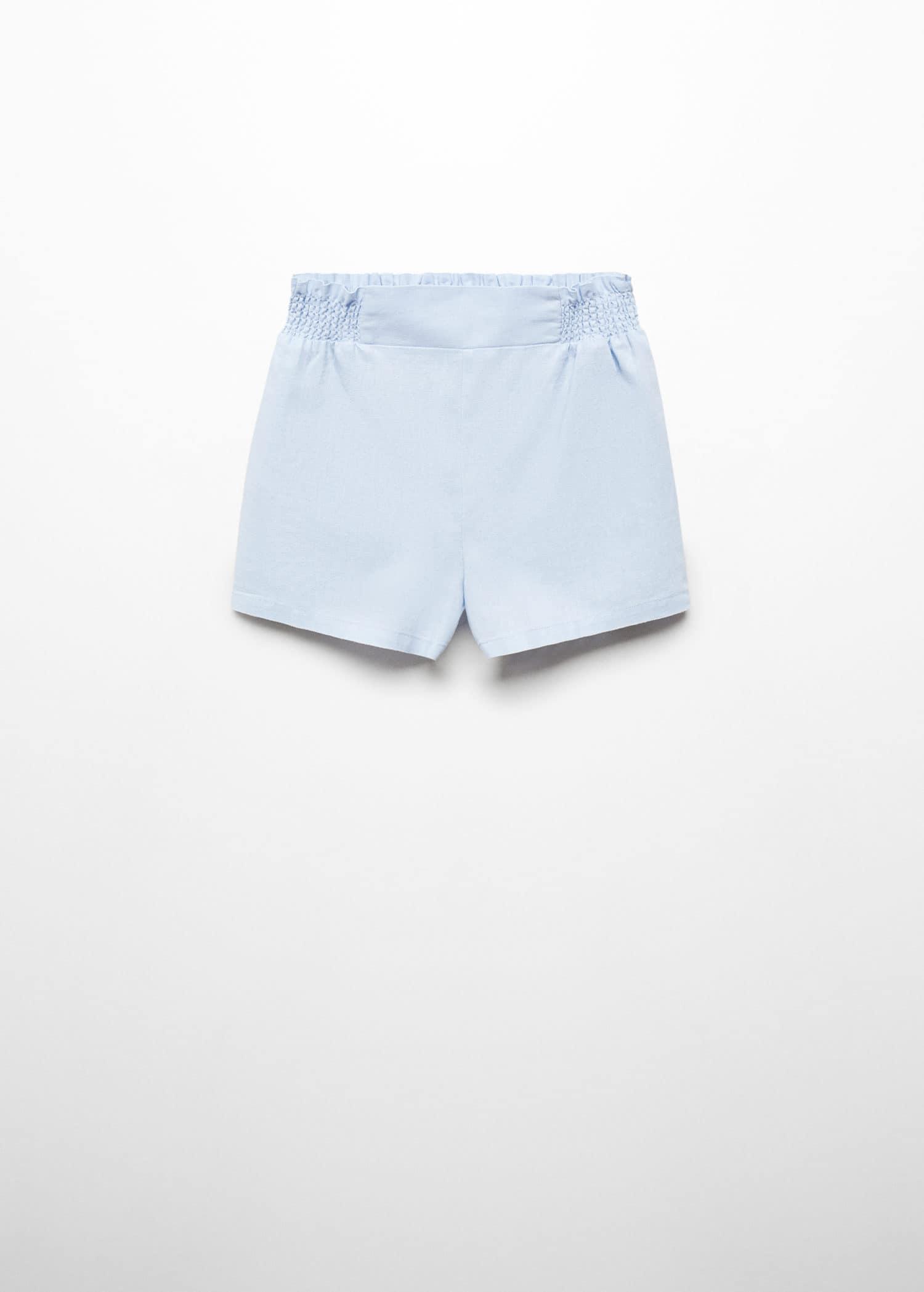 linen shorts with drawstring waist