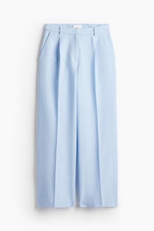 linen-blend trousers