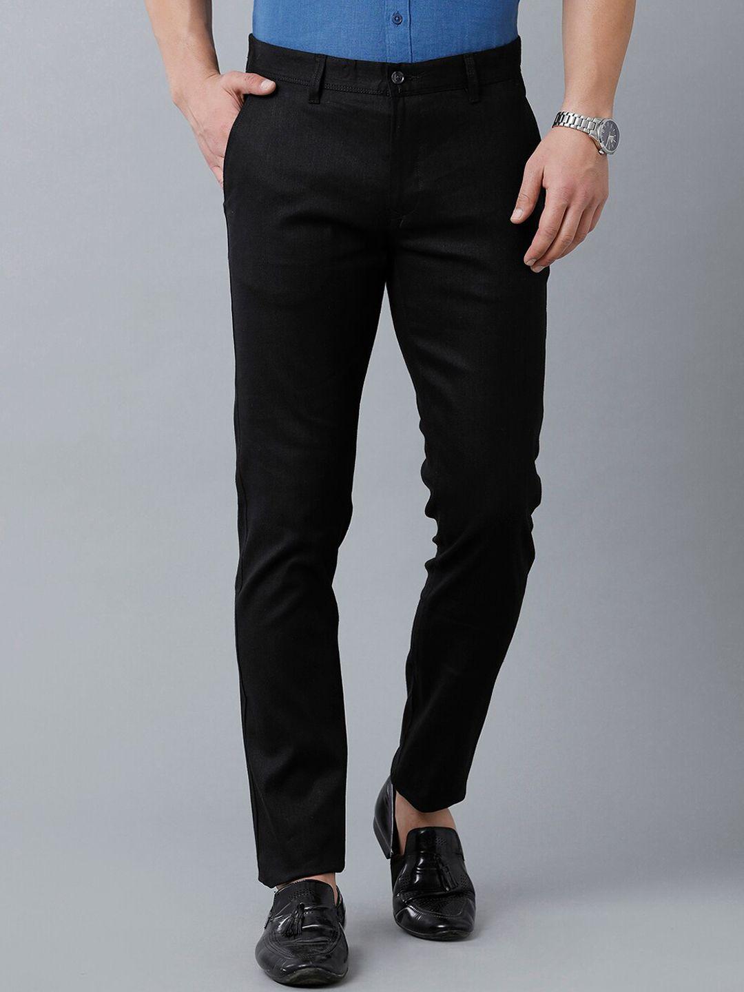 linen club men slim fit linen trousers