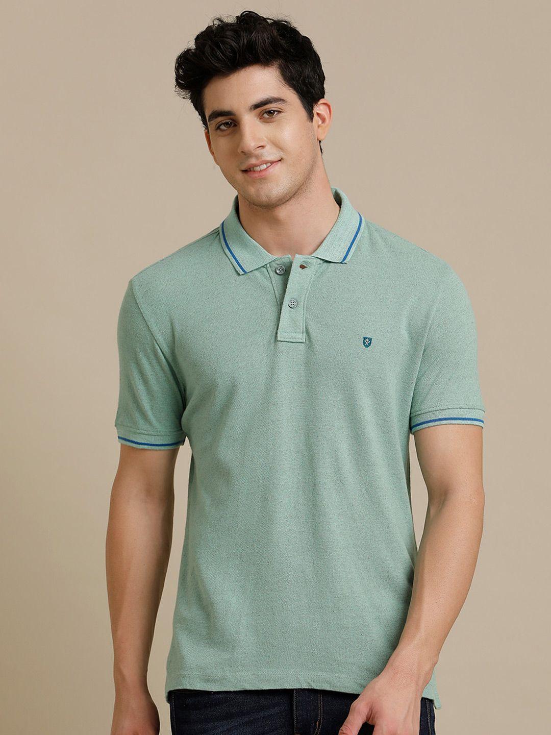 linen club polo collar linen antimicrobial t-shirt