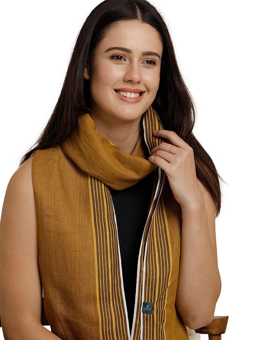 linen club unisex pure linen stole