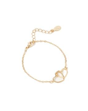 linked hearts bracelet
