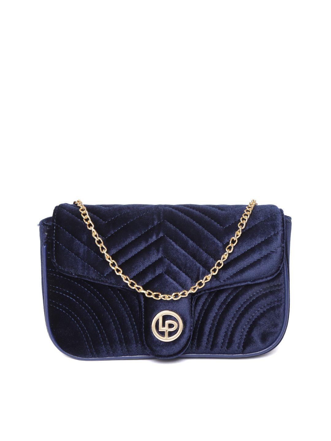 lino perros navy quilted sling bag