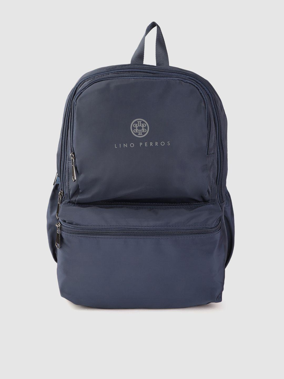 lino perros women navy blue 14 inch laptop backpack