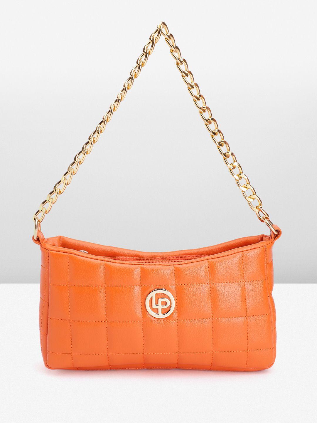 lino perros structured baguette bag with quilted detail