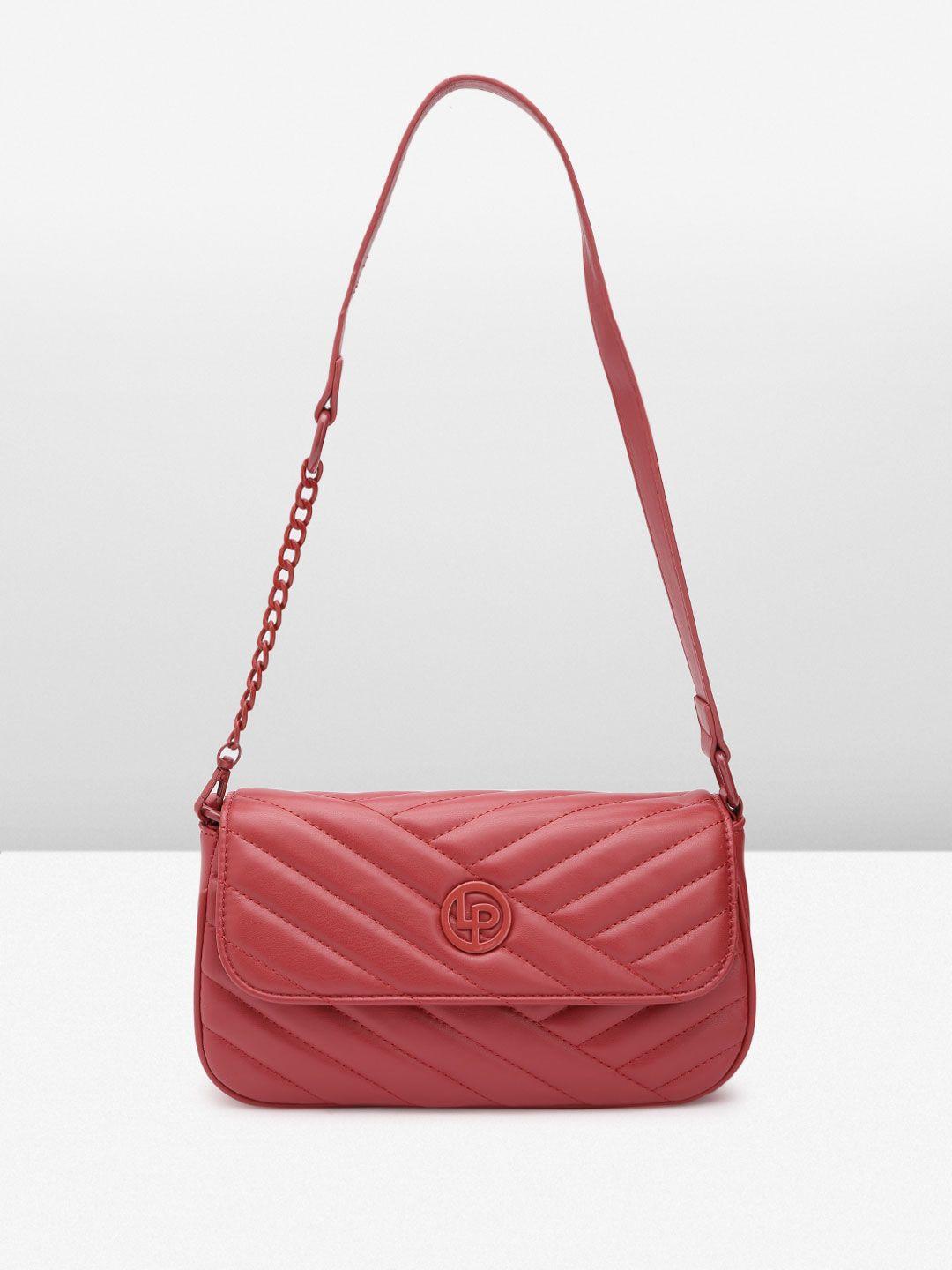 lino perros structured shoulder bag with quilted detail