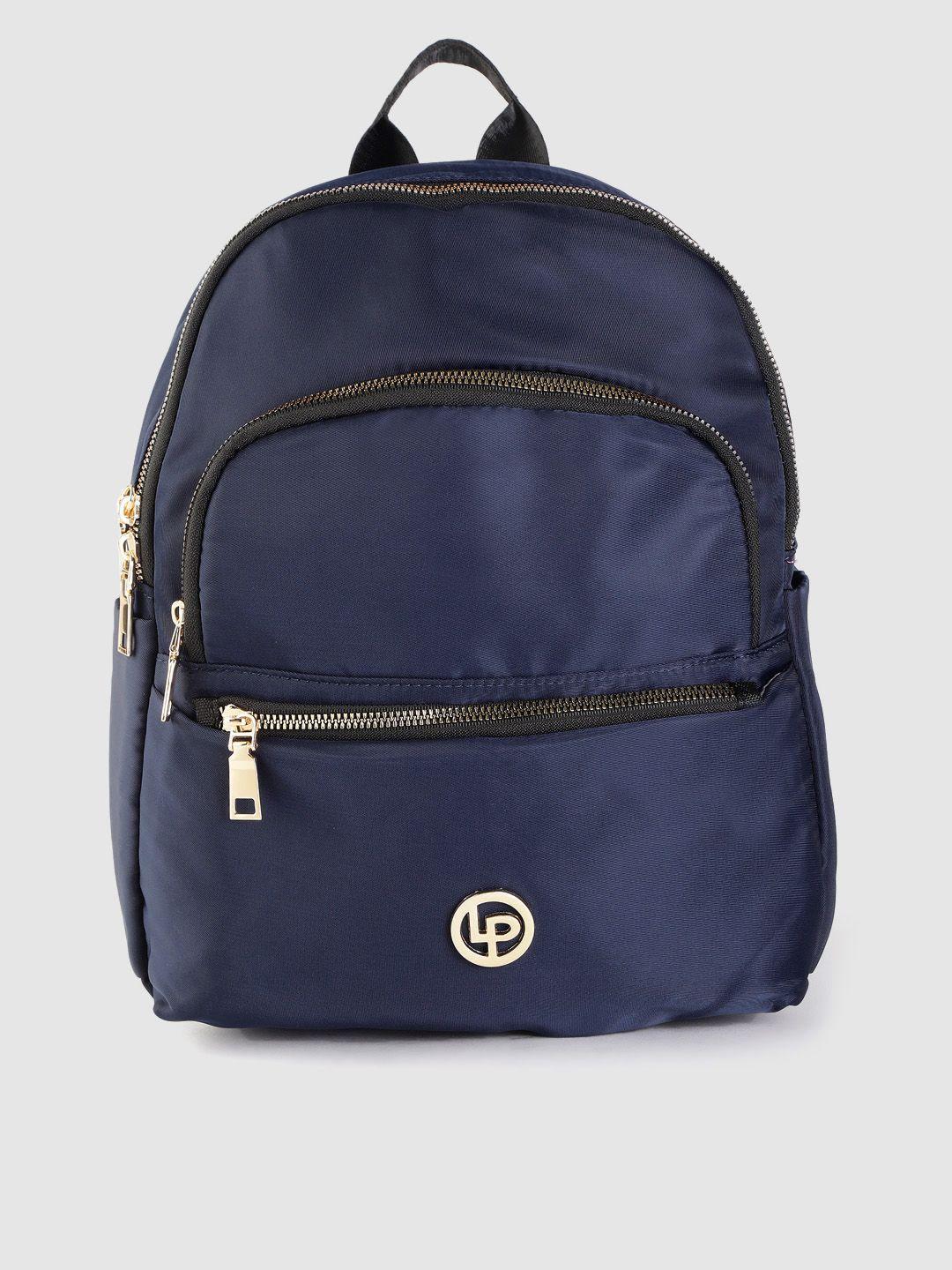 lino perros women blue solid backpack