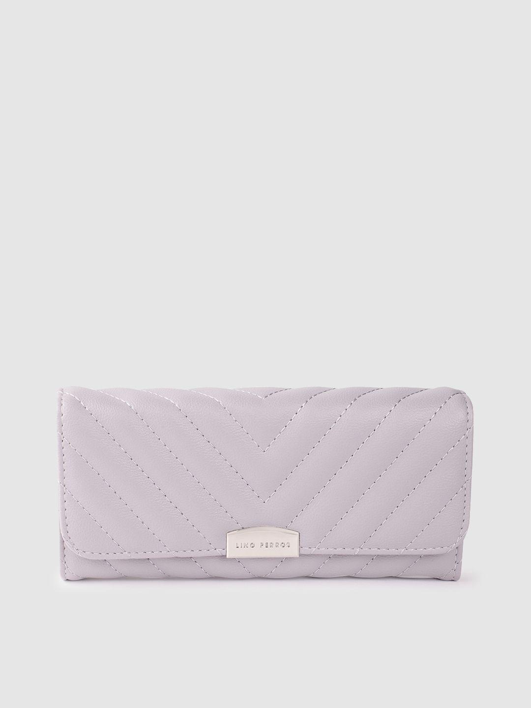 lino perros women geometric textured envelope wallet with quilted detail