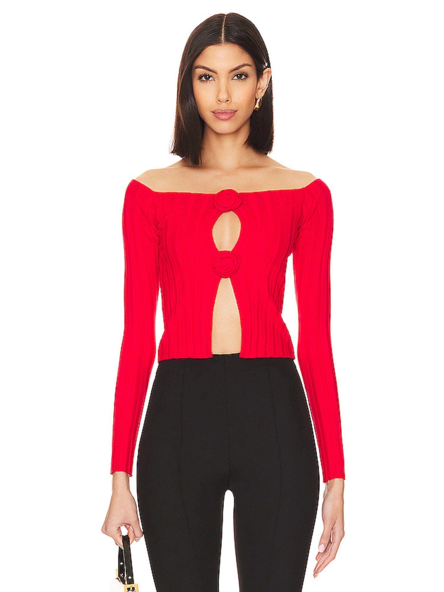 liora rosette sweater