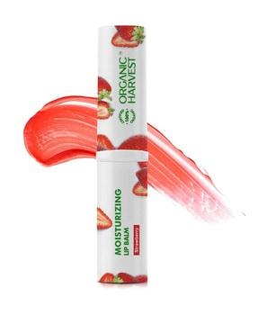 lip balm strawberry with mango butter for dry and chapped lips 3 gm