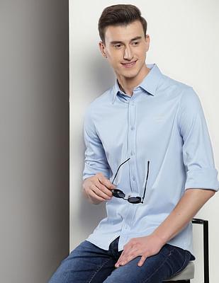 liquid cotton slim fit shirt