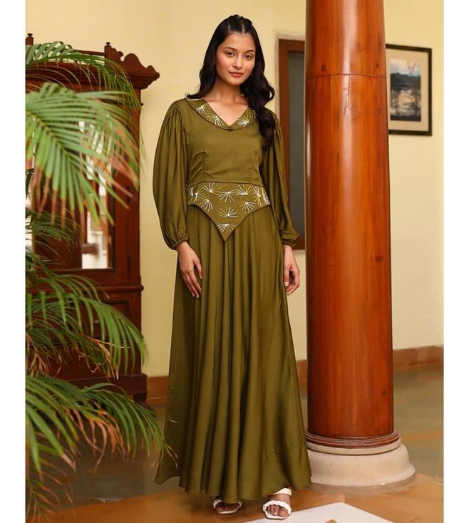 lirose green jayda dress