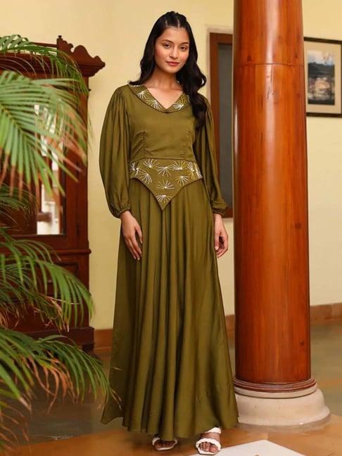 lirose green jayda dress