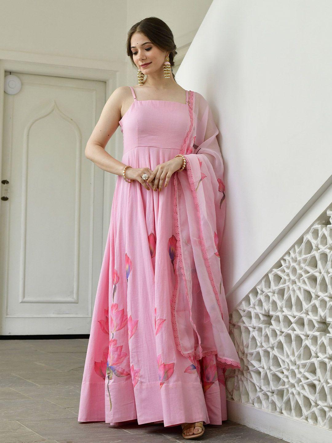 lirose pink maxi dress