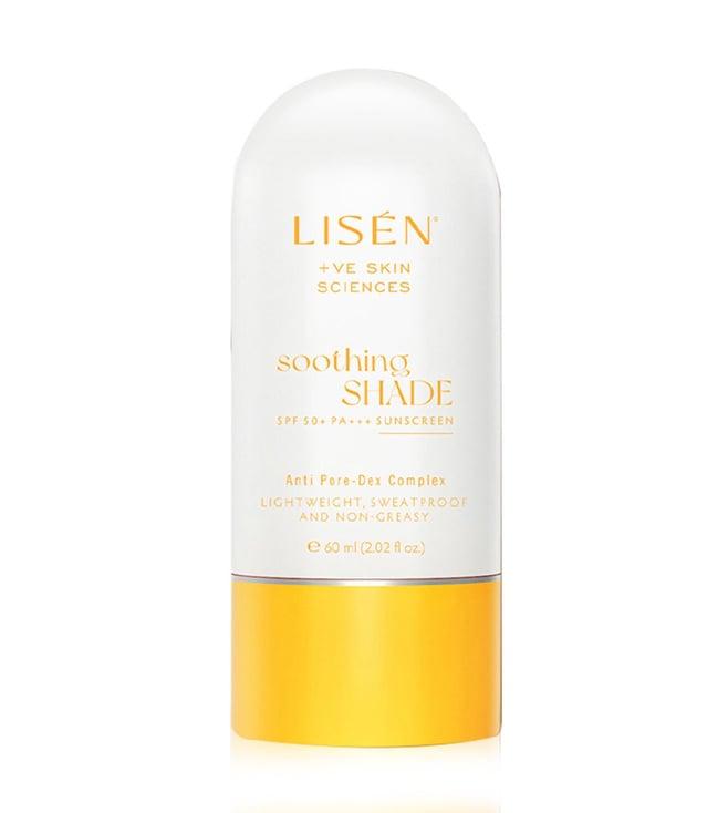 lisen soothing shade spf 50+ pa+++ sunscreen 60ml