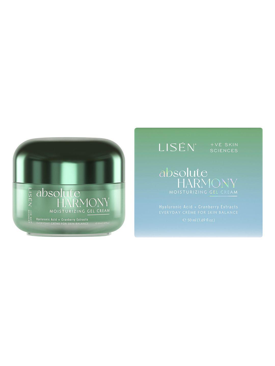 lisen absolute harmony moisturizing gel cream for deep moisturization & barrier repair 50g