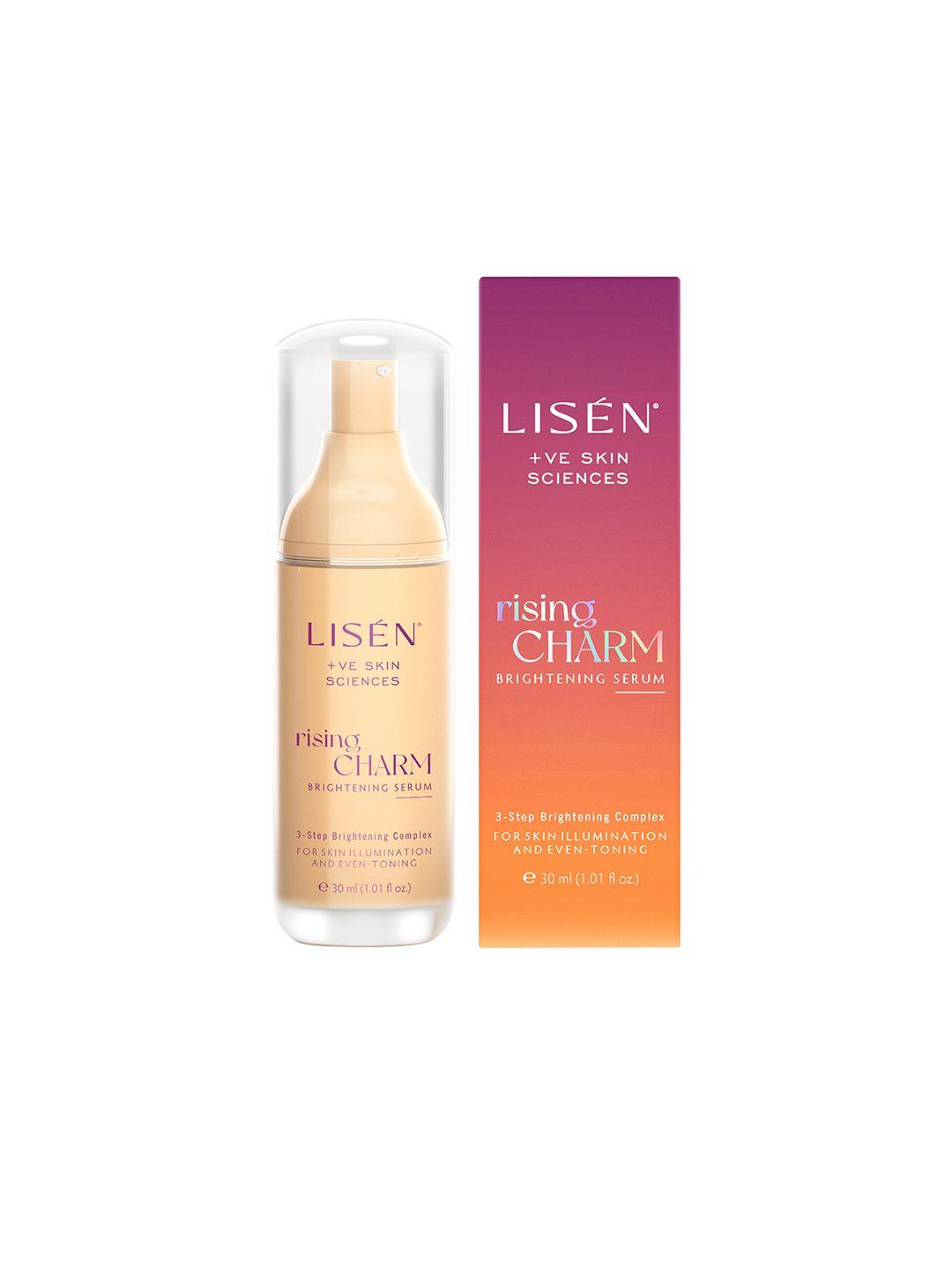 lisen rising charm skin brightening serum for dullness pigmentation even toned skin 30ml