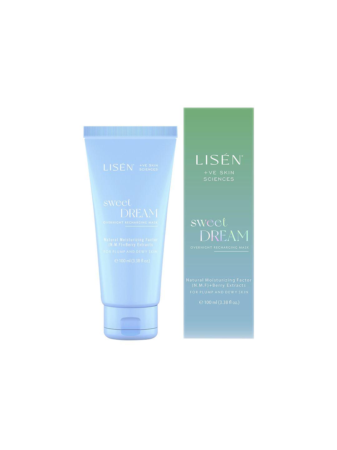 lisen sweet dream overnight recharging gel face mask - 100 ml