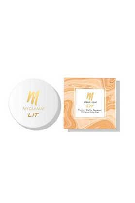 lit radiant matte compact for women - serving face