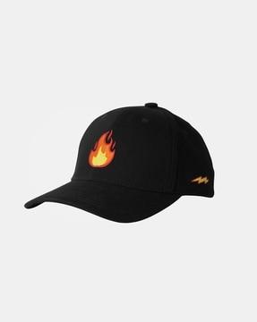 lit embroidered baseball cap