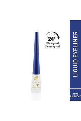 lit glossy liquid eyeliner for women - blue birthday