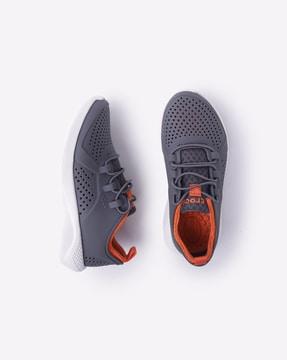 literide pacer k low-top shoes with perforations